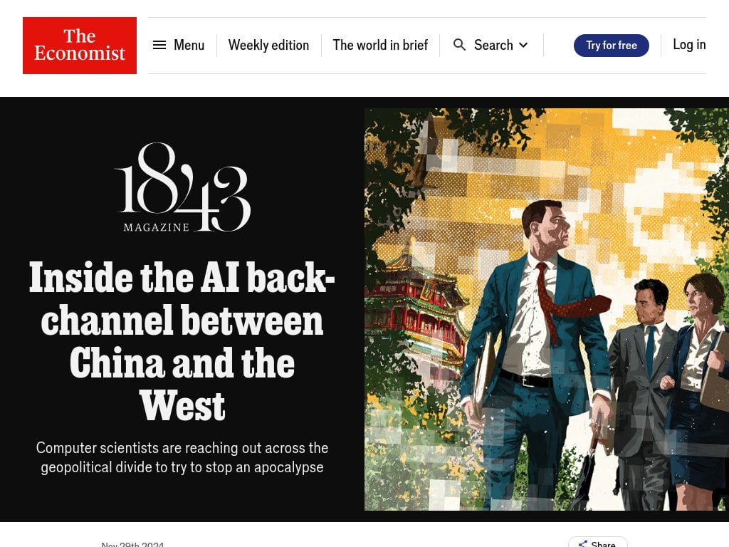 Inside the AI back-channel between China and the West | Computer scientists are reaching out across the geopolitical divide to try to stop an apocalypse