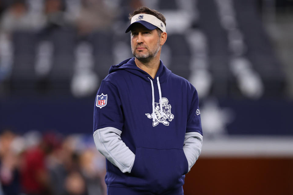 Could Dallas Cowboys offensive coordinator Brian Schottenheimer get a look as the team looks for a new head coach? (Photo by Sam Hodde/Getty Images)