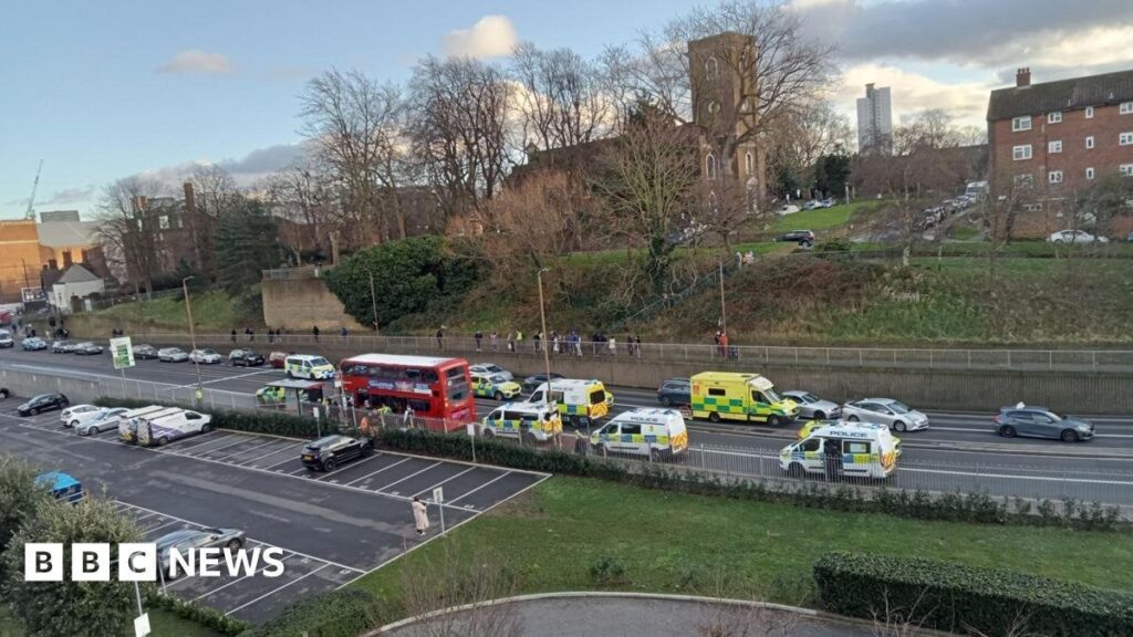 Boy, 14, stabbed to death on London bus