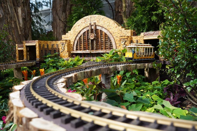 The holiday show at Krohn Conservatory runs through Jan. 5.
