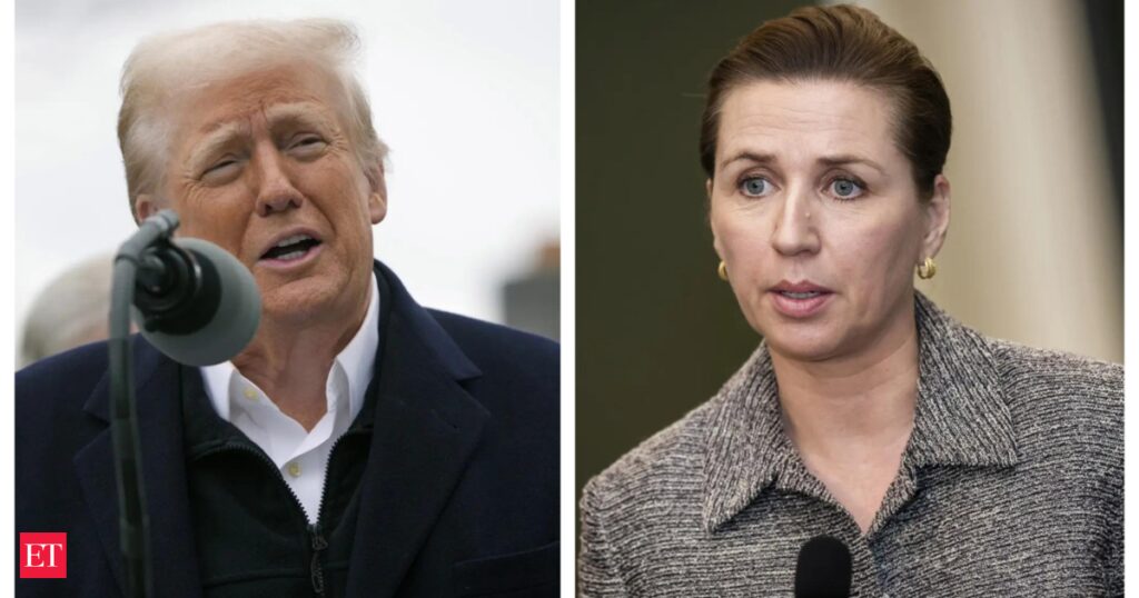 Greenland: Donald Trump blasts Denmark’s PM in a heated 45-minute phone call, makes a military threat, and tells him Greenland is important for US national security Greenland: Donald Trump blasts Denmark's PM in a heated 45-minute phone call, makes a military threat, and tells him Greenland is important for US national security