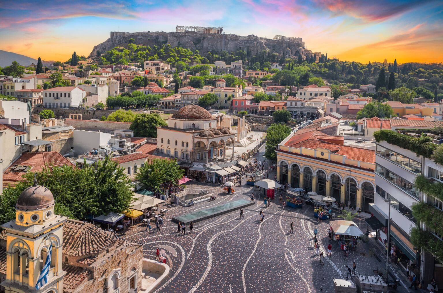Airline Announces New Route from LAX to European Tourist Hotspot Aerial view of Athens, Greece