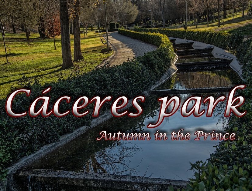 Visit to the Cáceres park in autumn, Príncipe park [Eng][Esp]