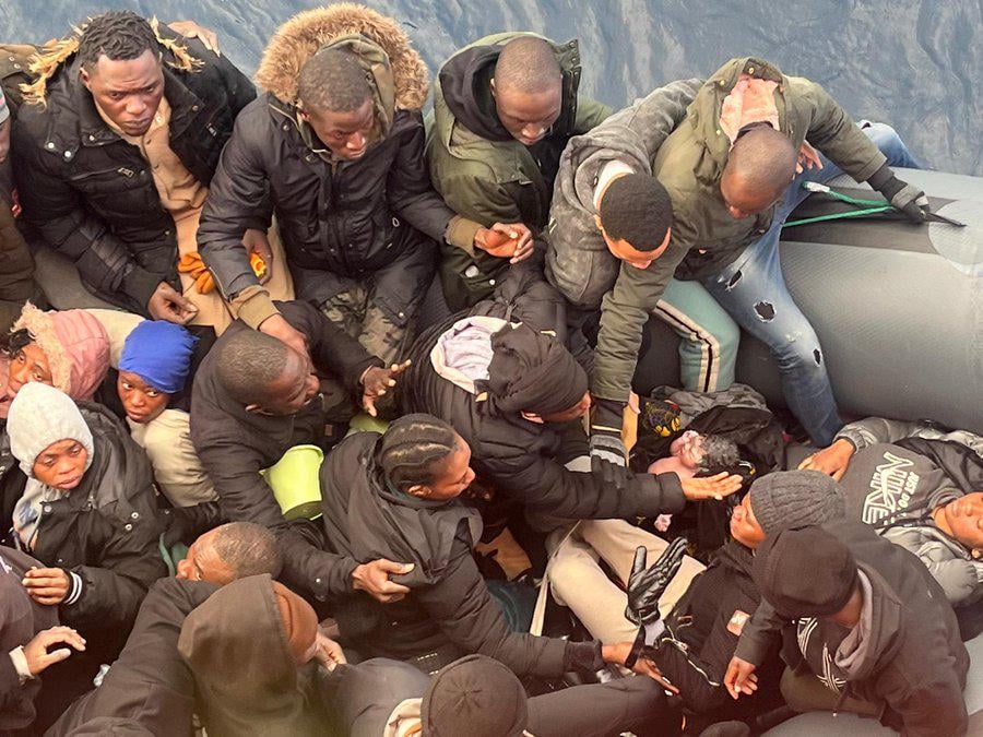 Baby born at sea on migrant dinghy en route to Spain