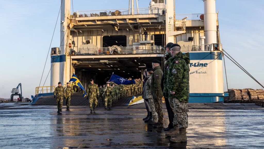 Historic Swedish Force Arrives in Latvia