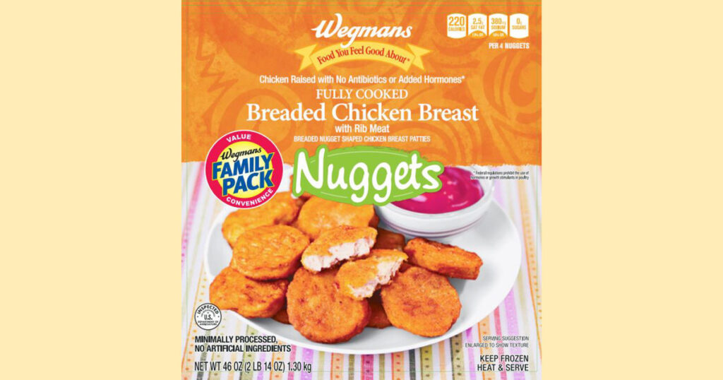 USDA issues health alert for Wegmans chicken nuggets due to bone fragments USDA issues health alert for Wegmans chicken nuggets due to bone fragments