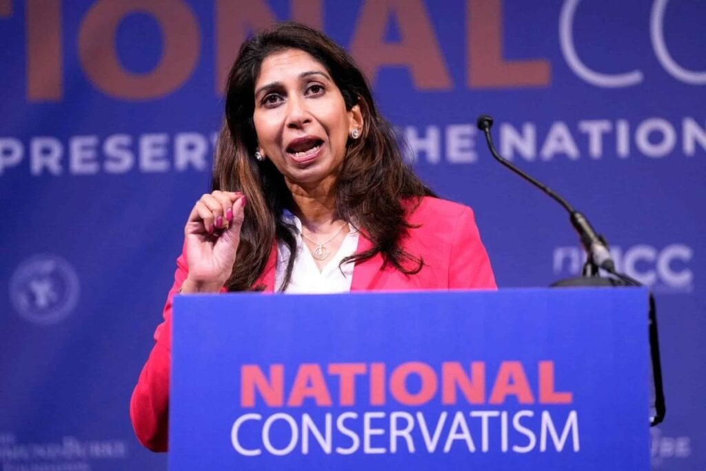 Suella Braverman claims she has seen the 'land border' between Italy and Turkey