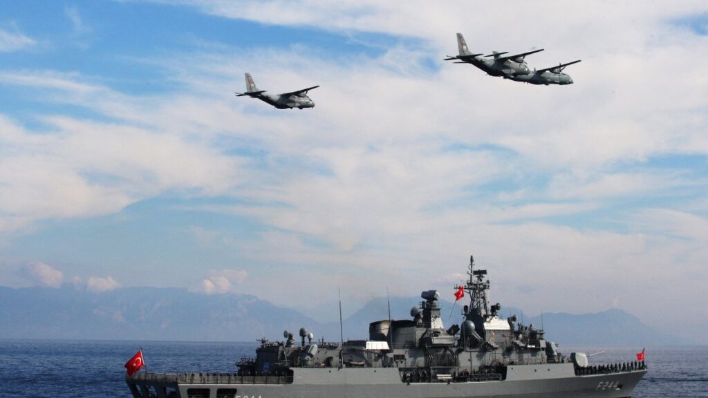 Uneasy Greece claims intercepting Turkish jets during military drill