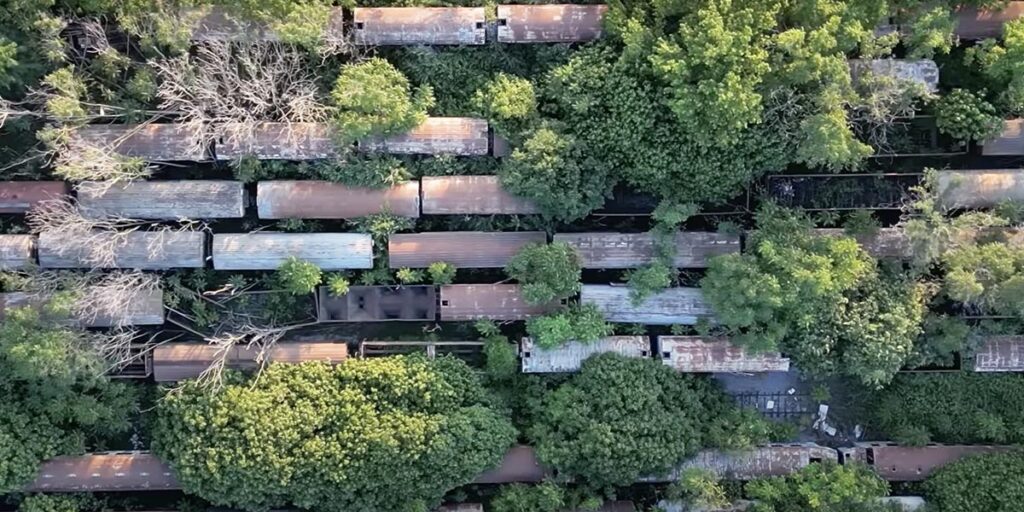 An exploration of train graveyards and abandoned railway stations in Greece