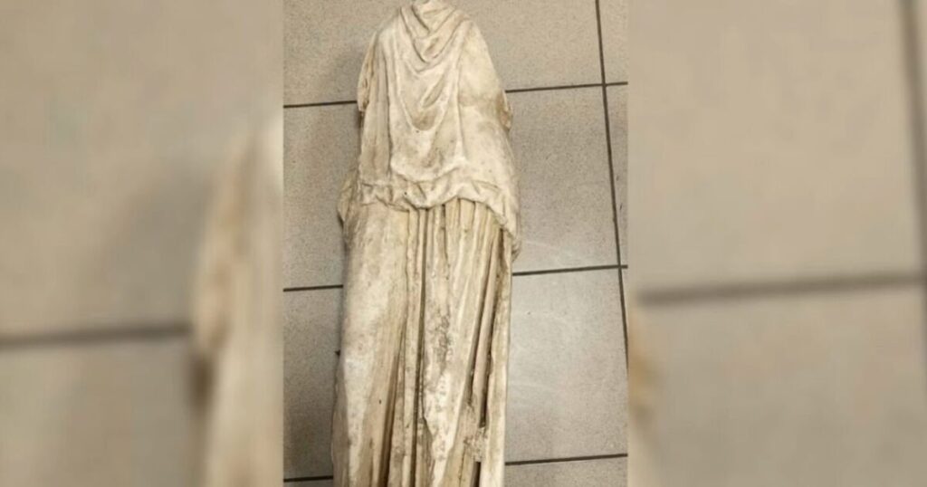 Ancient 2,000-year-old statue found in a bin bag in Greece | World | News Ancient 2,000-year-old statue found in a bin bag in Greece | World | News