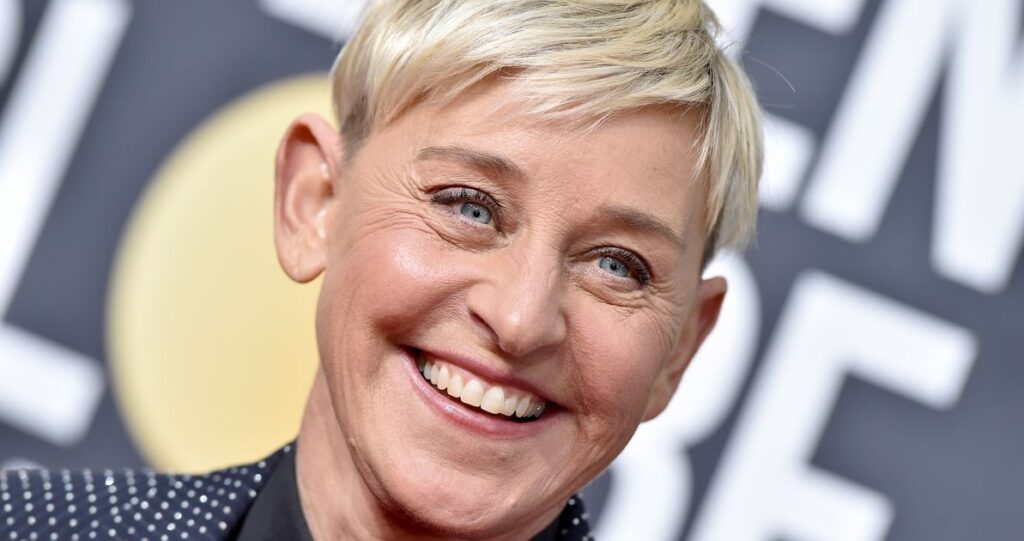 Ellen DeGeneres Debuts New Hair In Rare Candids