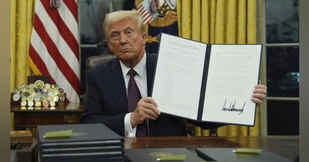 Trump declares national energy emergency