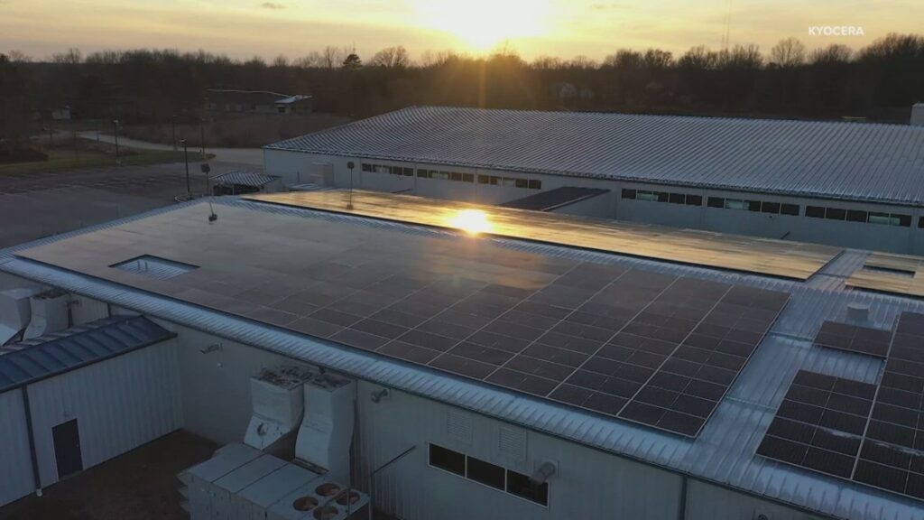 KYOCERA SGS in Cuyahoga Falls uses solar energy to cut costs KYOCERA SGS in Cuyahoga Falls uses solar energy to cut costs