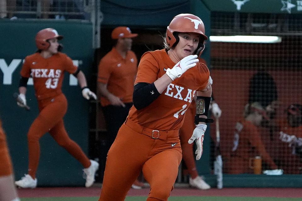 Catcher Reese Atwood and the Longhorns will open the season Feb. 7 in a two-game event in Lafayette, La. Texas finalized its nonconference schedule Thursday.