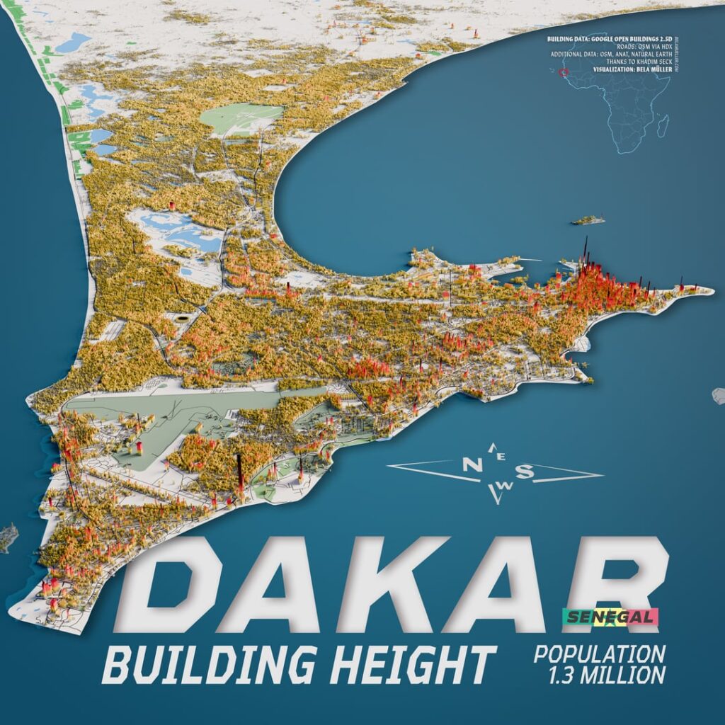 Dakar 3d Building height Visual OC
