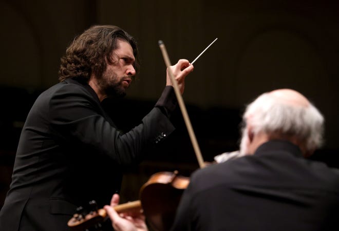 Guest conductor Christian Reif (pictured) leads the Cincinnati Symphony Orchestra this weekend.