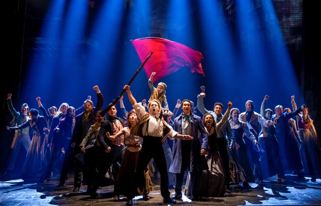 Les Miserables opens Tuesday at Aronoff Center for the Arts and runs through Jan. 19. Pictured: "One Day More" from the Tony Award-winning musical Les Miserables.