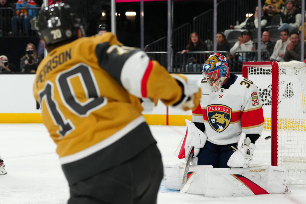 Panthers close road trip with 4-1 loss to Vegas
