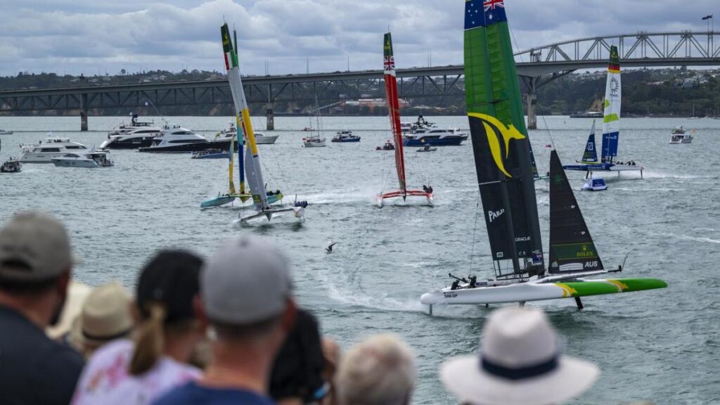 Australia beats Spain and Britain to win NZ SailGP