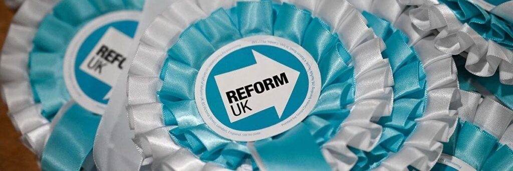 What is attracting 24% of Britons to Reform UK?