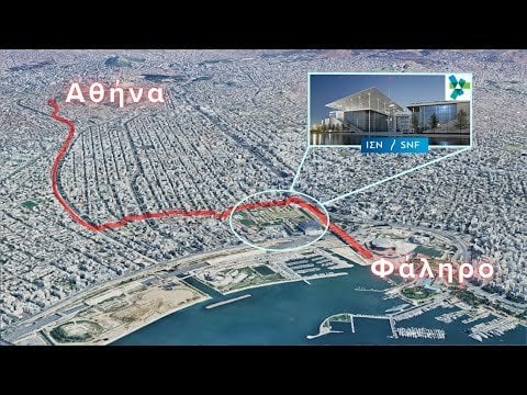 The largest Athens bike path (it works!) - that a group of citizens has managed to organize and start the 10km bike launch!