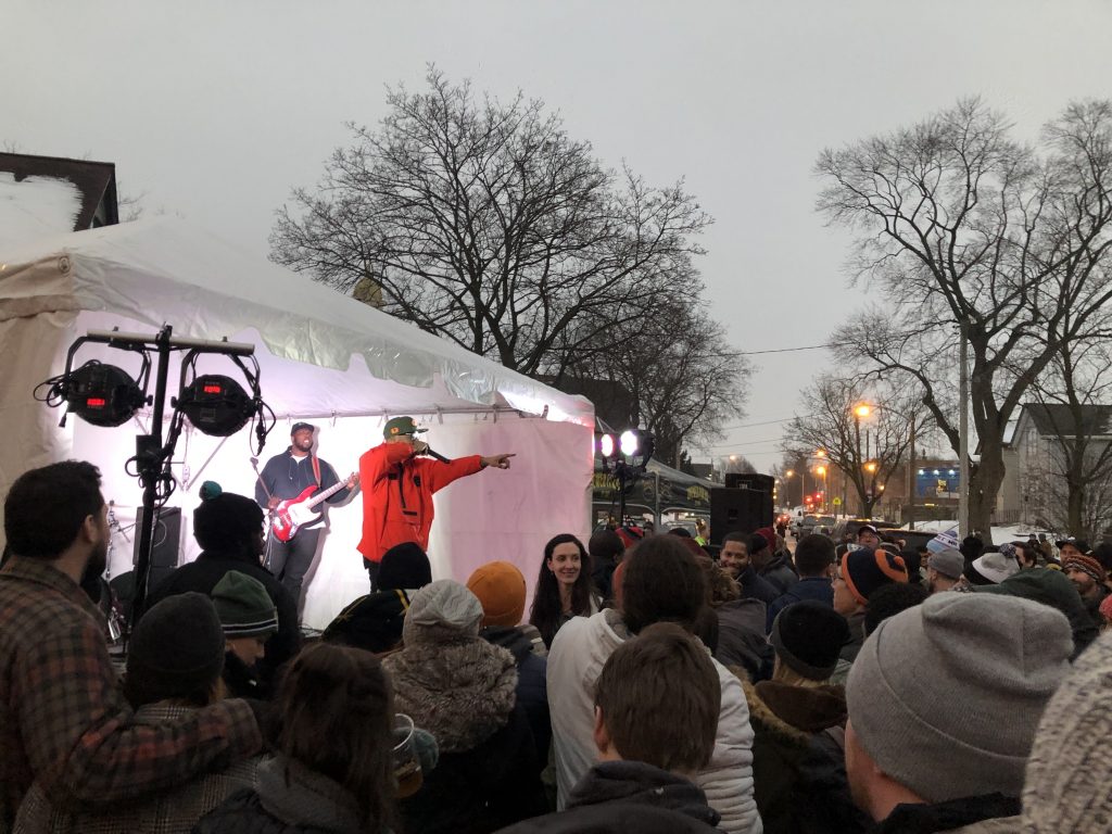 Vincent Van Great at 2019 Mitten Fest. Photo by Jeramey Jannene.