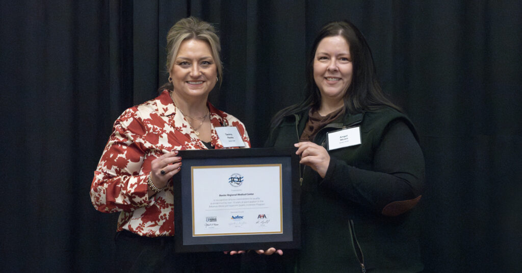 Baxter Health Receives Inpatient Quality Incentive Award by Arkansas Medicaid and the Arkansas Foundation for Medical Care Baxter Health Receives Inpatient Quality Incentive Award by Arkansas Medicaid and the Arkansas Foundation for Medical Care