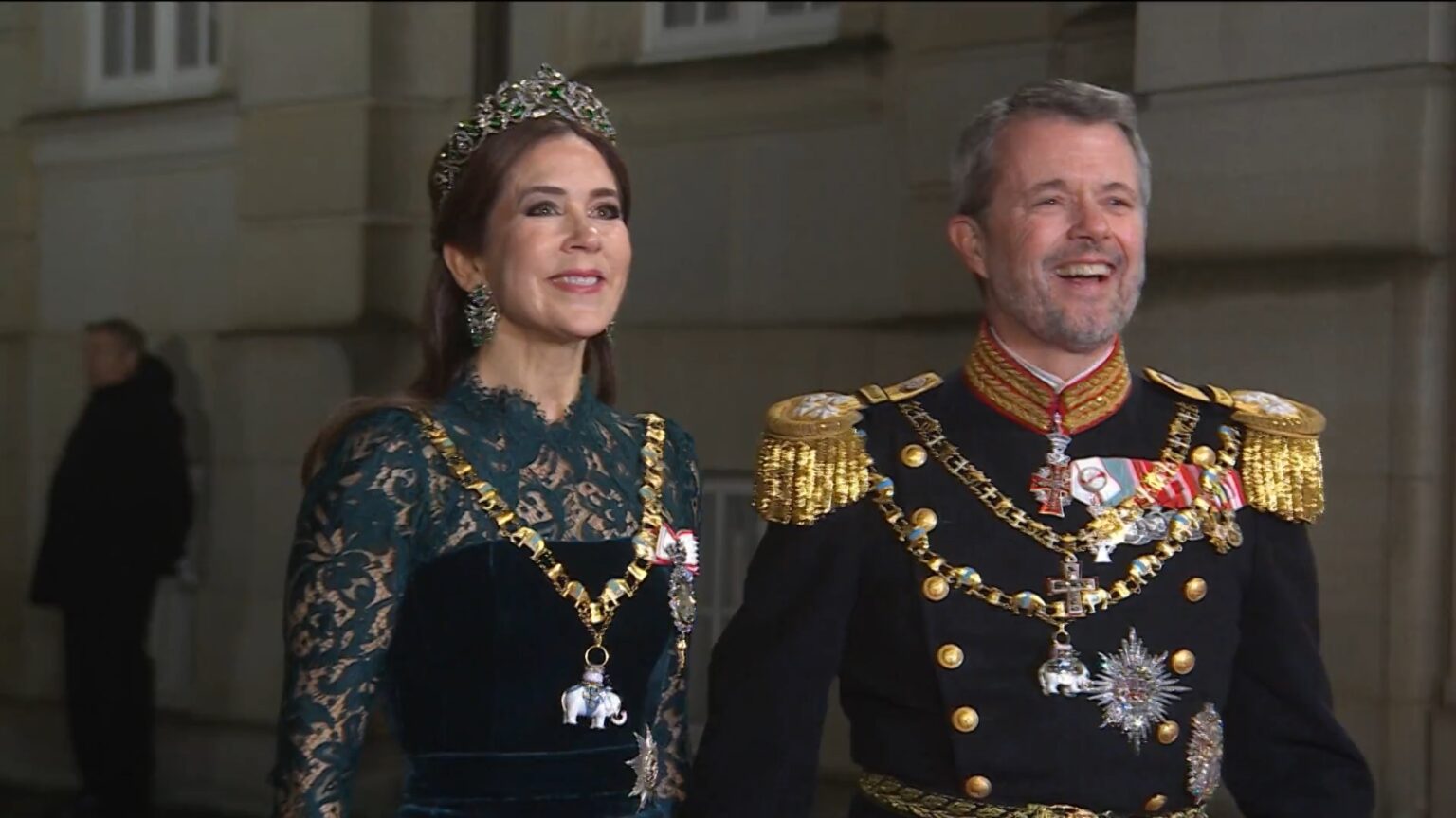 Queen Mary dresses for Denmark at glittering New Year's gala