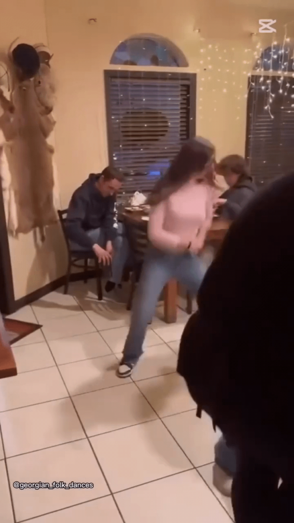 Georgian folk dance appreciated by Reddit
