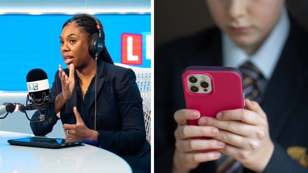 Tories push for school phone ban as parents fear for children's wellbeing - amid concerns teachers ignoring guidance