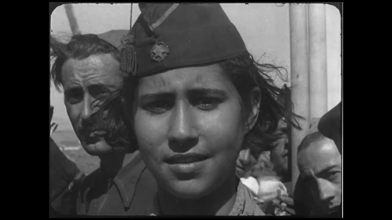 Militiamen in Toledo and the Sierra de Guadarrama + Madrid attending the parades of the manifestation of International Workers Day. 1936