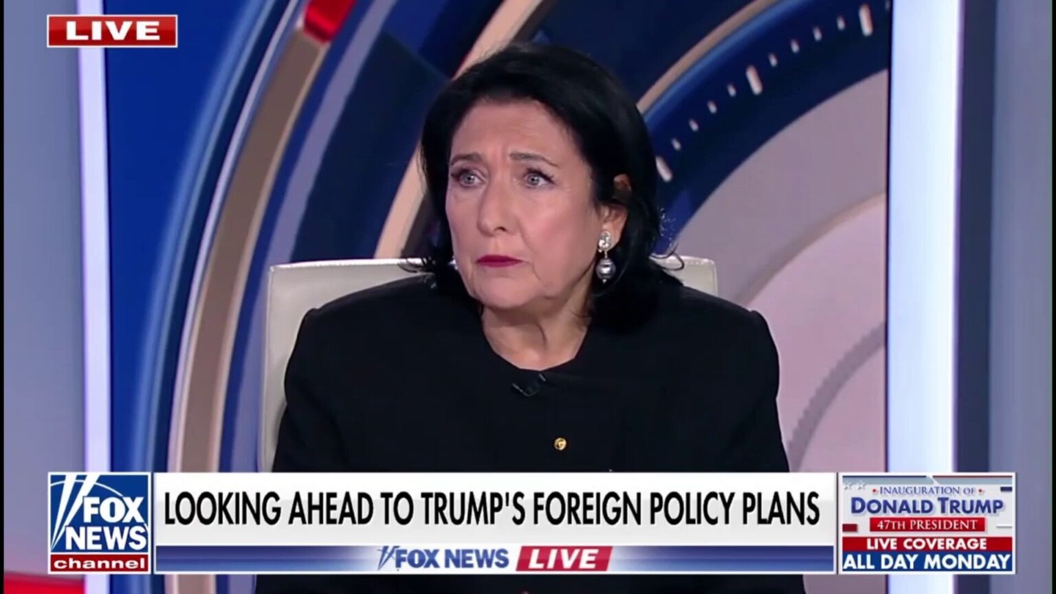 Salome Zourabichvili Interview At Fox News Mentioning Georgia and Armenia as Strongholds of Democracy In The Region