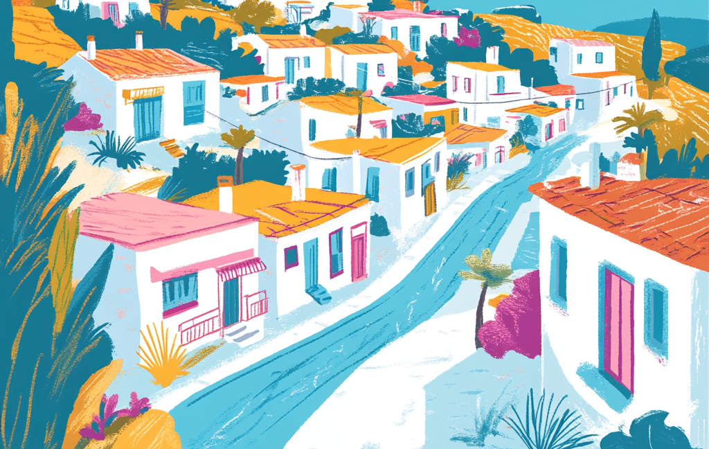 Greece’s New Short-term Rental Bill Shapes Accommodations with Stricter Safety and Quality Standards tourism for all AI illustration.
