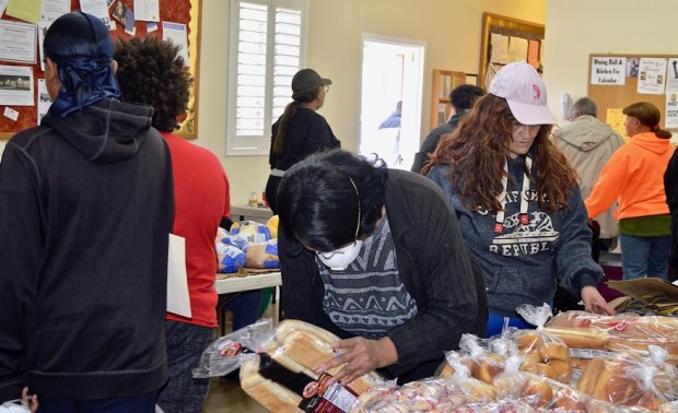 Every week, the nonprofit Emmanuel Arms Community, Inc. provides free clothing, food, laundry and showers for our less-fortunate neighbors at the Emmanuel Temple Apostolic Church at 900 6th Street in South Vallejo as the need is greater now than ever before. Please visit www.emmanuelarmsinc.org fordetails and on how to help as a much-needed volunteer or donor. (Courtesy of Nestor Aliga)