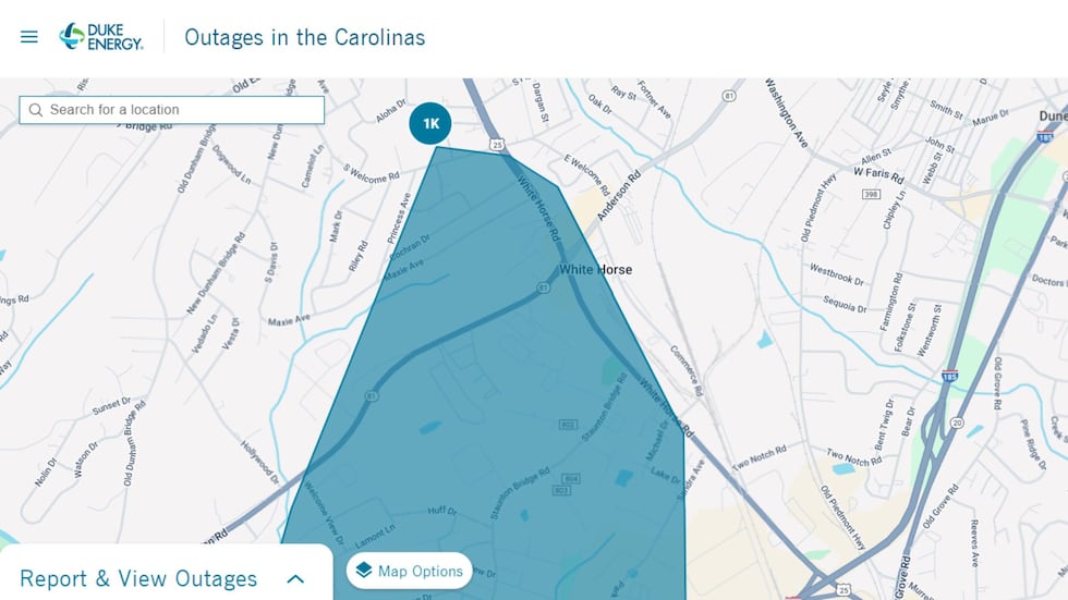 Duke Energy: Over 1,000 customers without power in Greenville