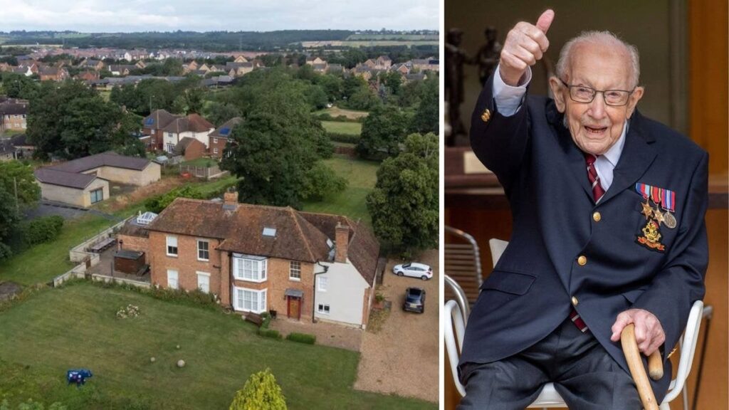 Captain Tom's daughter removes  £2.25M mansion from housing market after failing to find 'discreet buyer'
