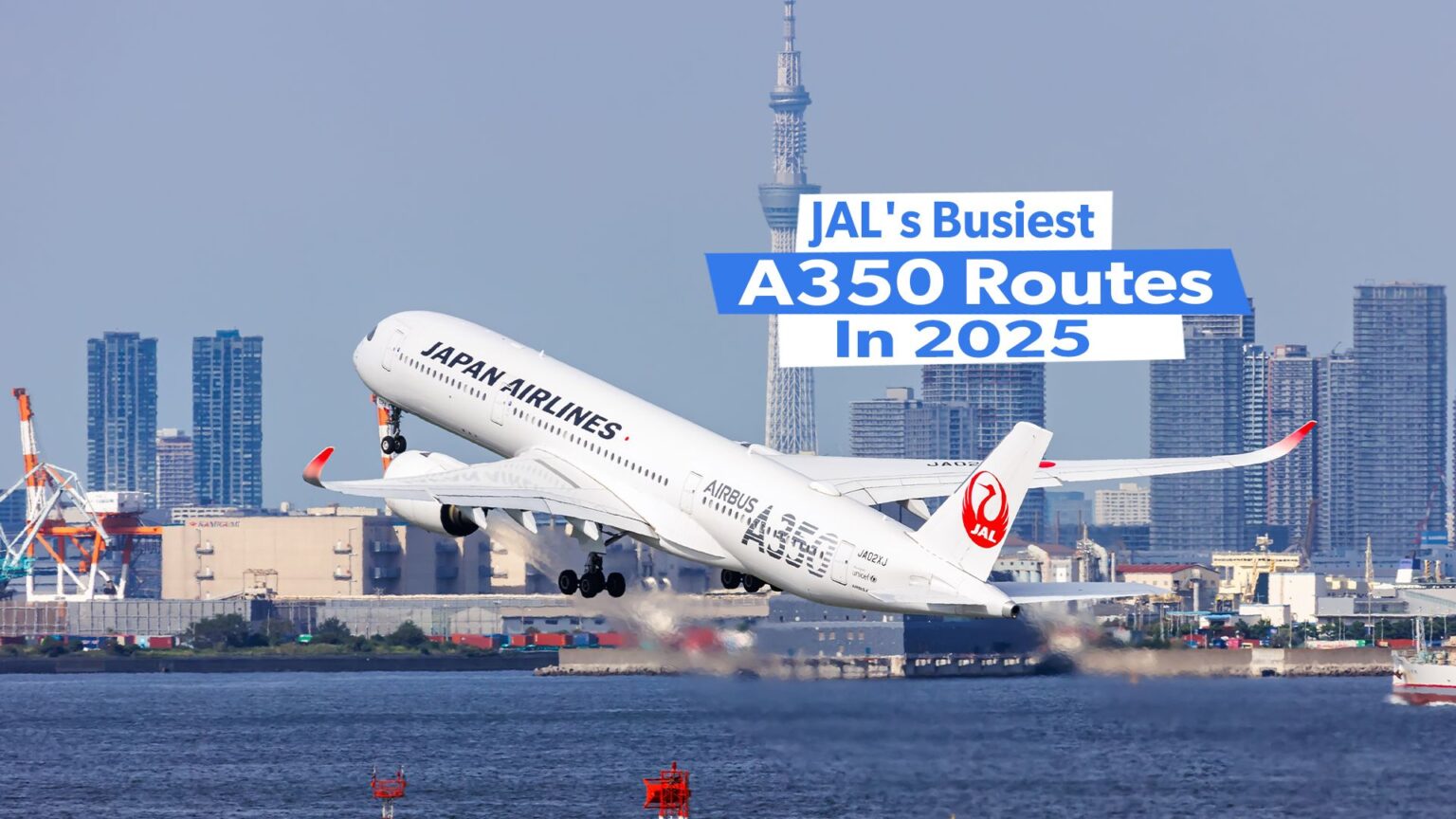 What Are Japan Airlines' Busiest Airbus A350 Routes This Year?