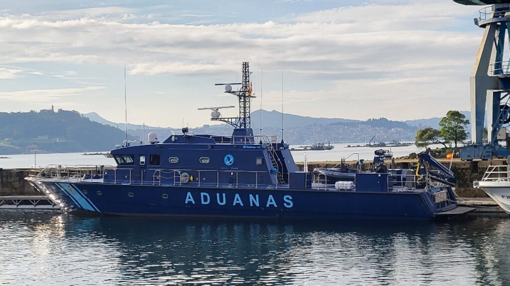 Spain's tax agency takes delivery of new offshore patrol vessel