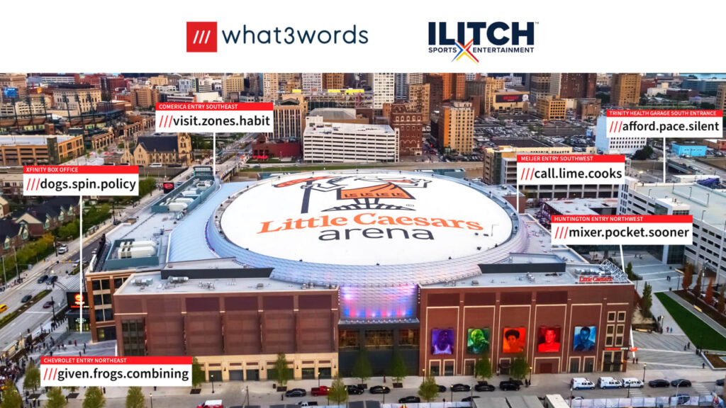 Ilitch Sports + Entertainment Uses what3words Digital Location Technology to Enhance Guest Navigation Across All Venues Ilitch Sports + Entertainment Uses what3words Digital Location Technology to Enhance Guest Navigation Across All Venues
