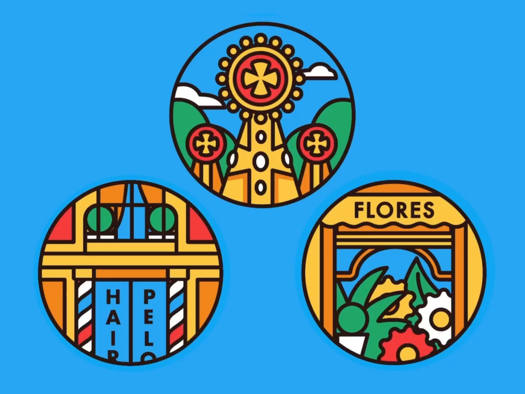 Animated Postcards: Barcelona → Madrid → Valencia