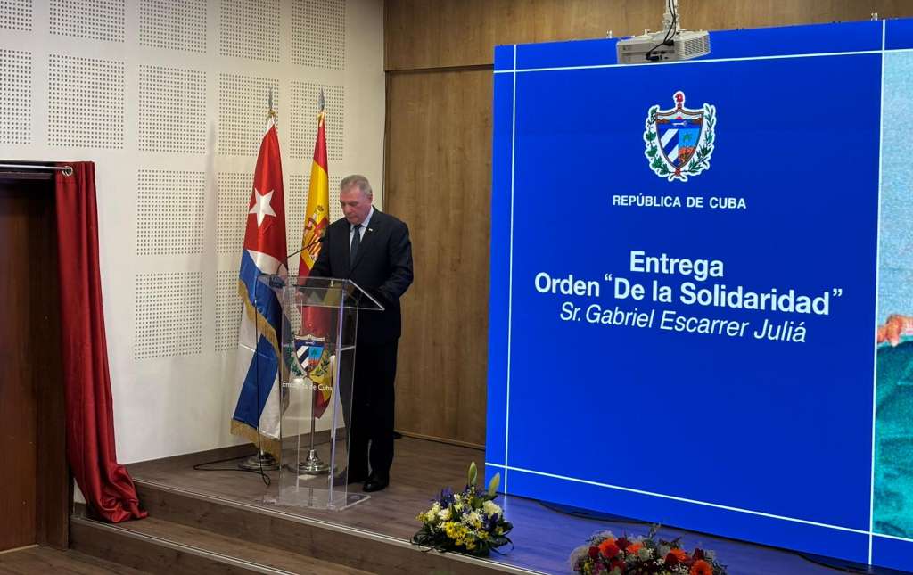 Cuban Embassy in Spain pays tribute to Meliá Hotels’ founder Cuban Embassy in Spain pays tribute to Meliá Hotels’ founder