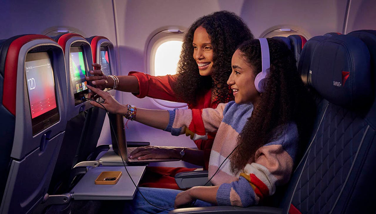 Delta in-flight entertainment systems
