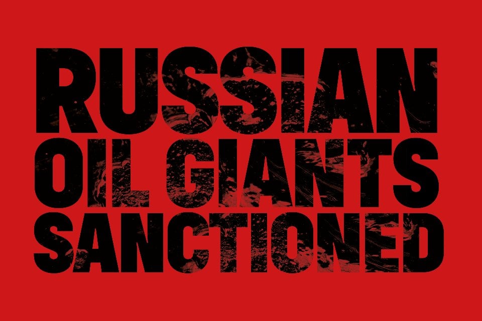 Support for Ukraine is unwavering as UK announces new sanctions on Russian oil giants