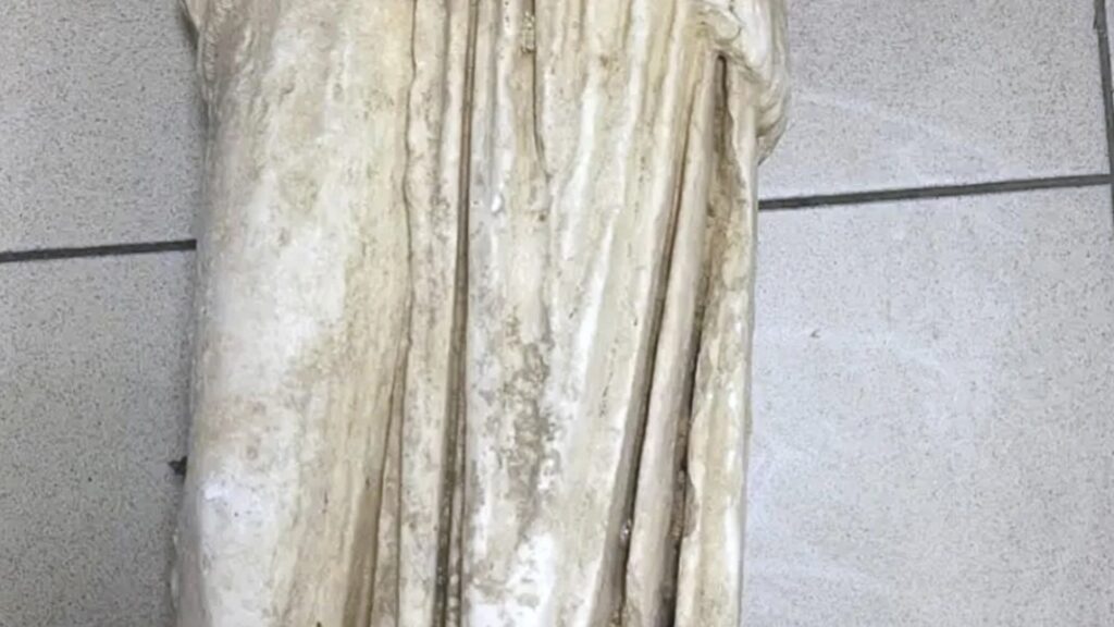 A 2,000-year-old statue found abandoned in a garbage bag in Greece Greece statue
