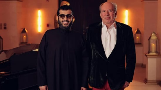 Turki Al Alshaikh and Hans Zimmer