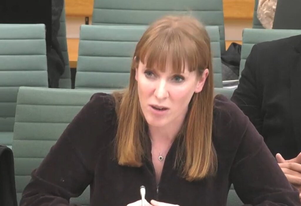 Rayner plans to bring in a new law on party funding before the next general election