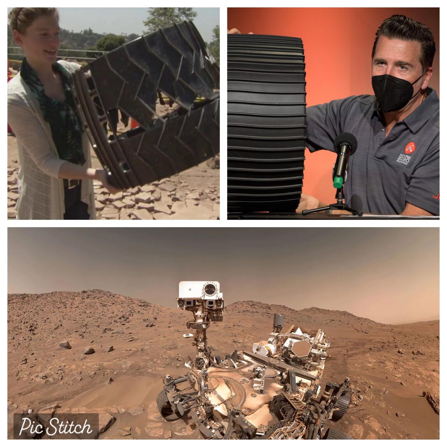 Mars rover wheels are much bigger than I imagined