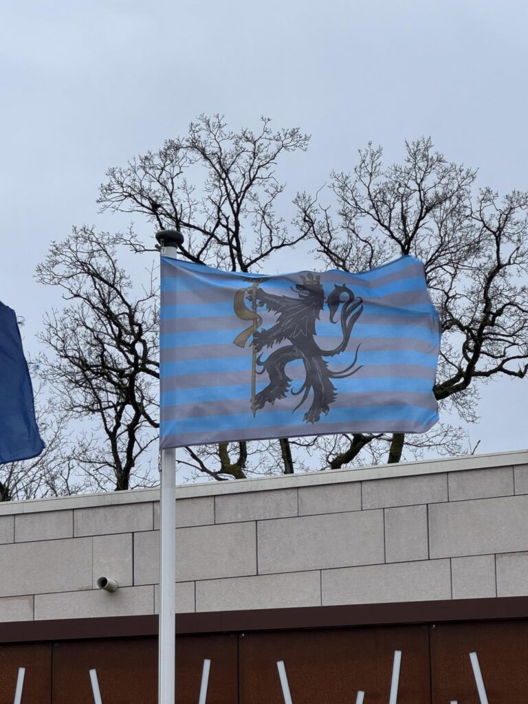 What kind of flag is this? Are the colors accurate? Hanging in Olm