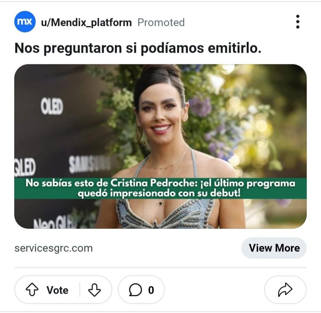 I keep getting scam ads aimed at Spaniards on Reddit. I keep getting scam ads aimed at Spaniards on Reddit.