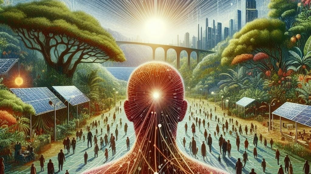 I have a solarpunk postmonetary vision. How can I make it a reality?